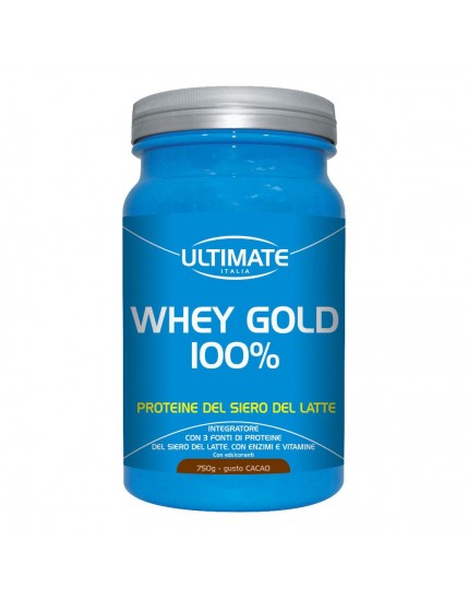 Ultimate Whey Gold 100% Cacao Confezione 750g