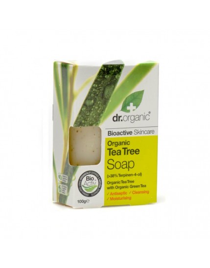 Dr. Organic Tea Tree Saponetta Solida Antibatterica 100 g
