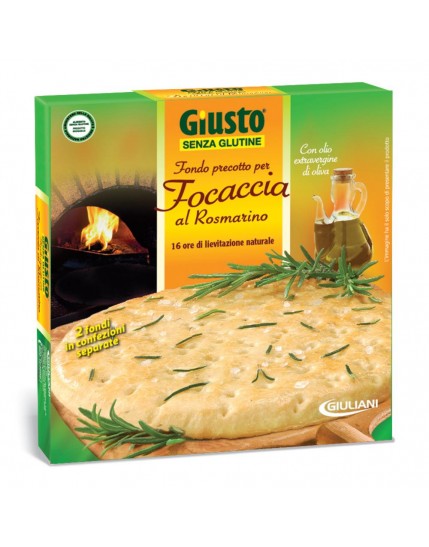 GIUSTO S/G Fondo Focaccia 280g