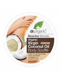 Dr Organic Coconut Oil Souffle Corpo Cocco 200ml