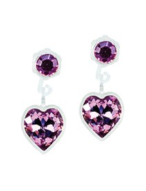 Mp Pendant Heart 6 L Amet Purp