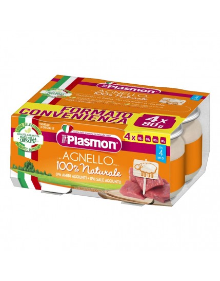 Plasmon Omog Agnello 4x80g