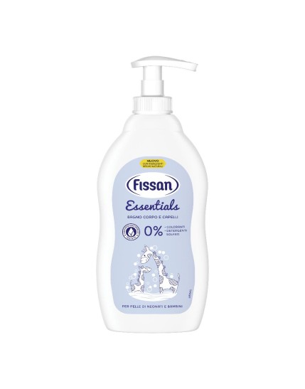 Fissan Baby Essentials Bagno Schiuma Per Corpo e Capelli  400ml