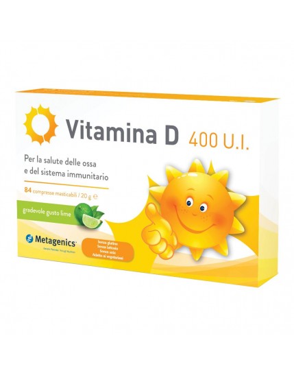 Vitamina D 400 UI 84 compresse masticabili