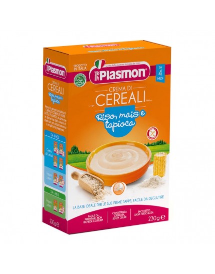 Plasmon Crema di Cereali Riso Mais Tapioca 230g