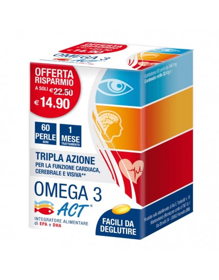 Omega 3 Act 60 Perle 540mg