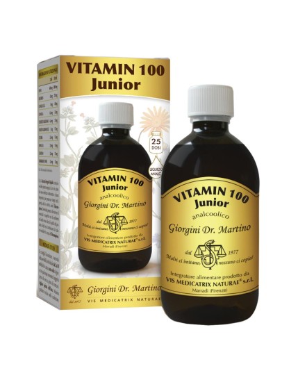 Dr. Giorgini Vitamin 100 Junior Liquido Analcolico 500ml