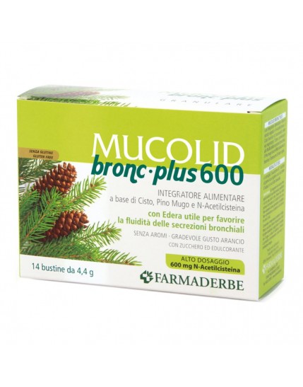 Farmaderbe Mucolid Bronc Plus 14 Bustine