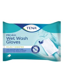 Tena Wet Wash Glove 8 Pezzi