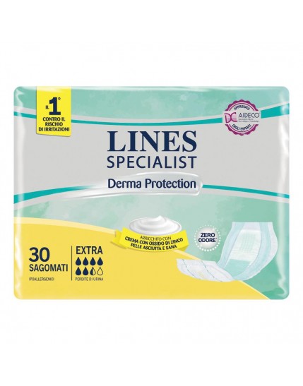 Lines Specialist Derma Protection Sagomati Extra 30 Pannoloni