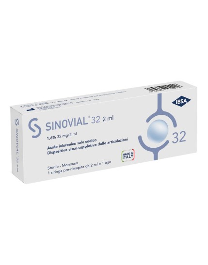 Sinovial 32 Siringhe 1,6% 3 Pezzi