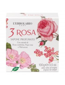 3 Rosa Sapone 100g