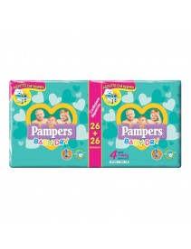 Pampers Baby-Dry Taglia 4 Maxi ( 7-18 Kg ) 26+26 Pannolini