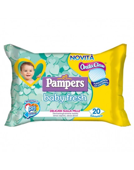 Pampers Baby Fresh Salviettine Umidificate 20 pezzi