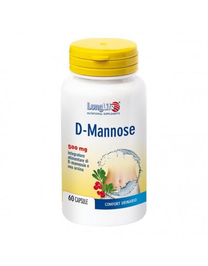 Longlife D-mannose 500mg 60 Capsule