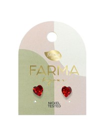 Orecchino Cuore 5mm Lt Siam