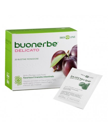 Buonerbe Delicato Integratore Transito Intestinale 20 Bustine