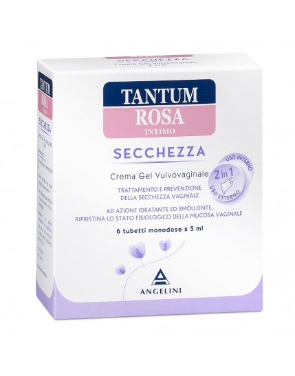 Tantum Rosa Intimo Secchezza Crema gel vulvovaginale 6x5ml