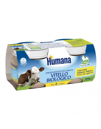 Humana Omogeneizzato Vitello Bio 2x80g