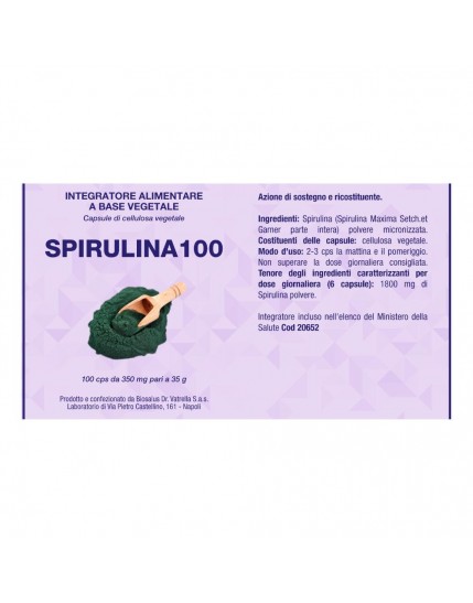 Spirulina 100 100 Capsule