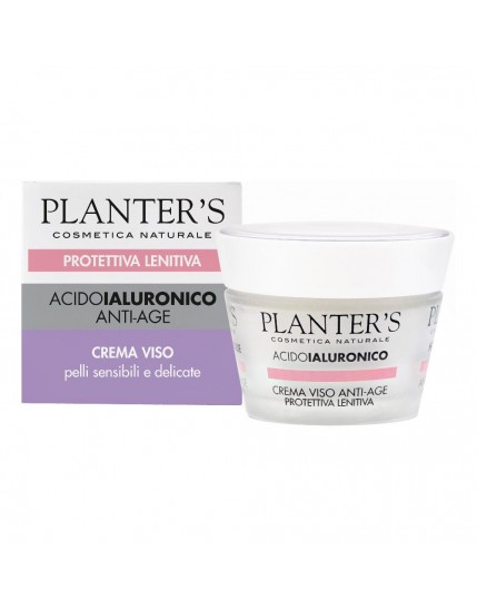 Planter's Acido Ialuronico Crema Viso Anti-Age Protettiva e Lenitiva 50ml