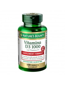 Nature's Bounty Vitamina D3 1000 100 Tavolette