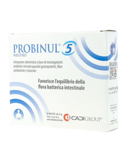 Probinul 5 Neutro 12 bustine Probinul 5 Neutro 12 bustine