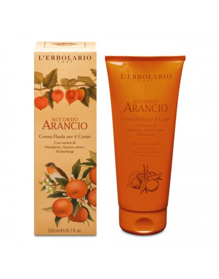 L'Erbolario Arancio Crema Fluida Corpo 200ml