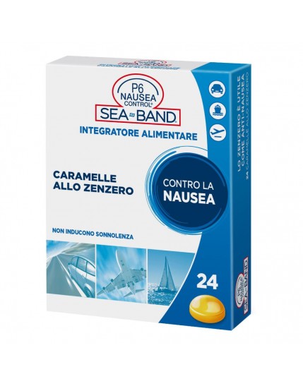 P6 Nausea Control Sea Band Allo Zenzero 24 Pezzi