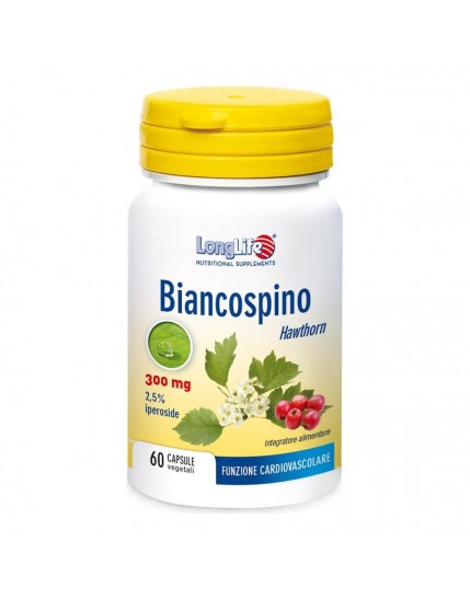 LongLife Biancospino 300 mg 60 Capsule