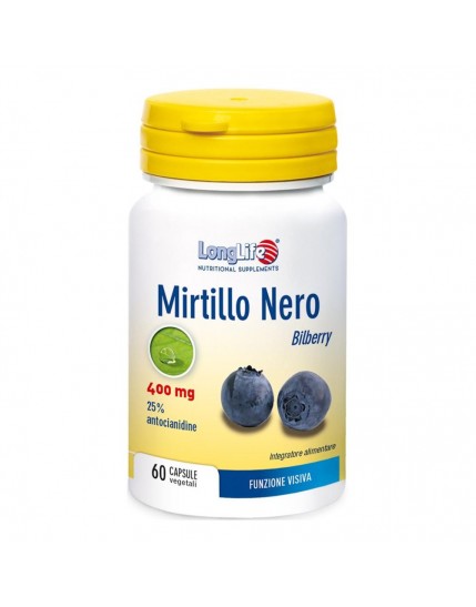 LongLife Mirtillo Nero 60 Capsule Vegetali