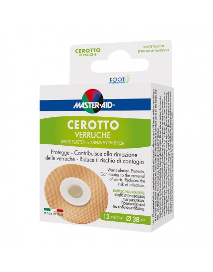 Foot Care Cerotto Verruche 12 Pezzi