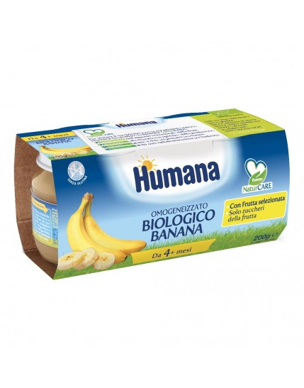 Humana Omog Banana Bio 2x100g