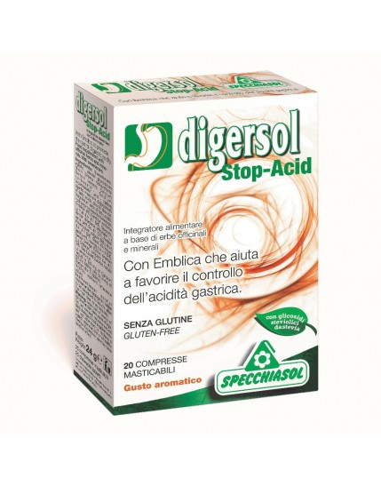 Specchiasol Digersol Stop-Acid 20 Compresse