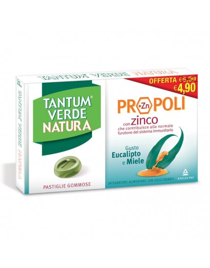 Tantum Verde Natura Propoli 15 Pastiglie Eucalipto & Miele