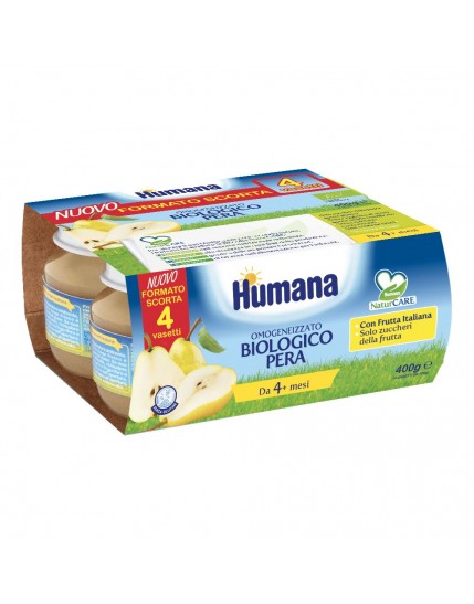 Humana Omogeneizzato Pera Bio 4x100g