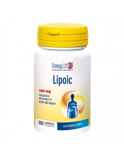 LONGLIFE LIPOIC 100mg 100Cps