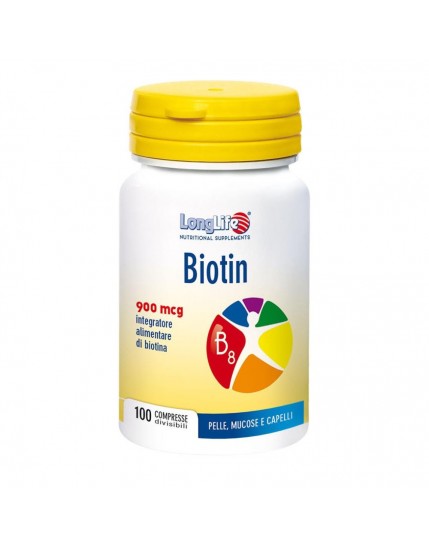 LongLife Biotin 900 mcg 100 Compresse