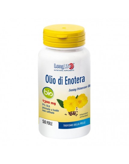 LongLife Olio di Enotera Bio 1300 mg 50 Perle