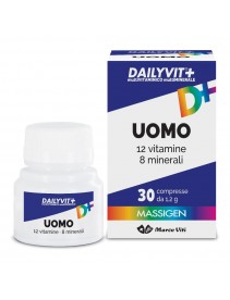 Massigen Dailyvit+ Uomo 12 Vitamine 8 Minerali 30 Compresse