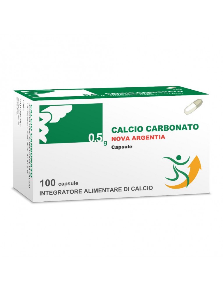 Nova Calcio Carbonato 0,5g 100 Capsule