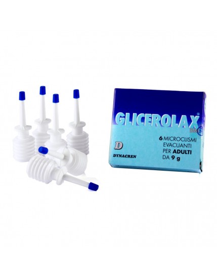 Glicerolax Adulti Microclismi Evacuanti 6 Pezzi x 9 g 