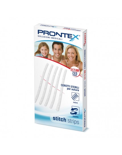 PRONTEX STITCH STRIPS 3X75 10P