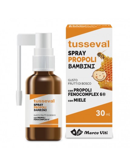 Tusseval Gola Spray Propoli Bambini 30ml