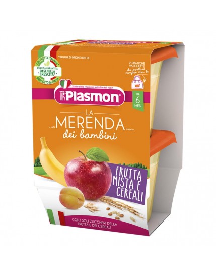 PLASMON Mer.Frutta/Cer.2x120g