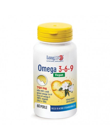 LongLife Omega 3-6-9 Vegan 60 Perle