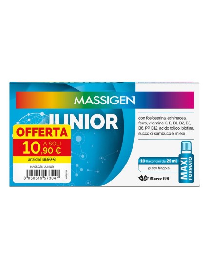 MASSIGEN JUNIOR 10FL 10,90E MASSIGEN JUNIOR 10FL 10,90E
