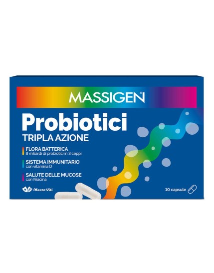 MASSIGEN PROBIOTICI 10CPS PP