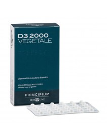 Principium vitamina D3 2000 Vegetale 60 Compresse Masticabili