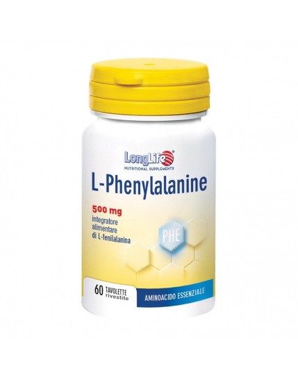 Longlife L-Phenylalanine 500mg 60 Tavolette